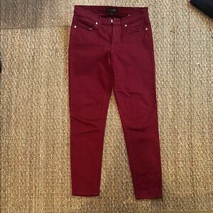 Burgundy Skinny Jeans
